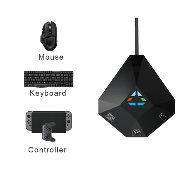 Kompatibel med Nintendo Switch tastatur-mus-konverter