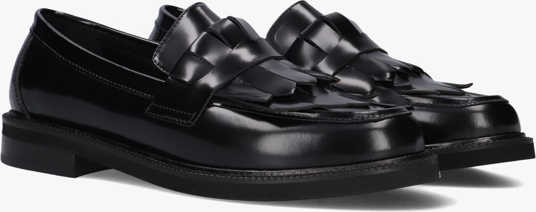 zwarte stefano lauran loafers 12214