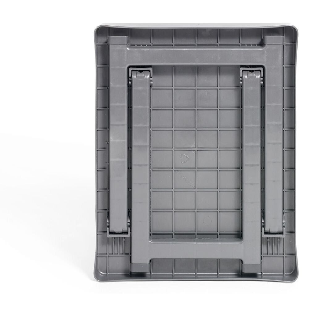 Table basse de camping plastique gris 40xH37x50cm