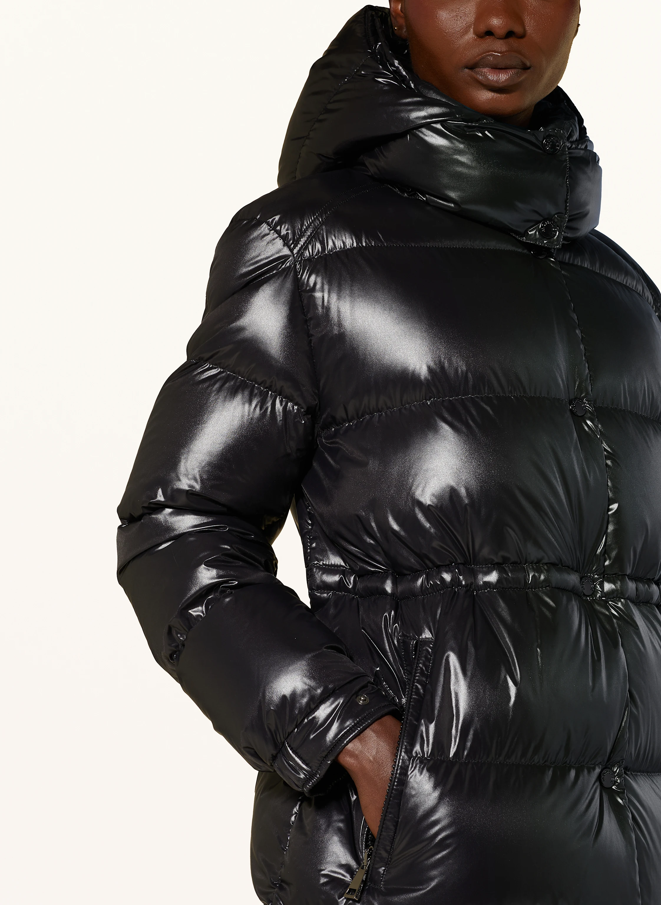 MONCLER Daunenmantel CAVETTAZ mit abnehmbarer Kapuze