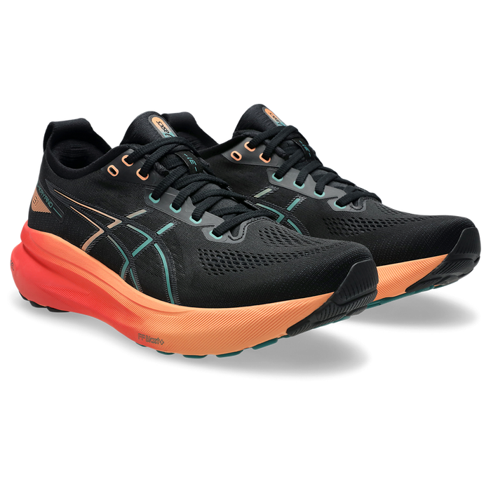 asics gel kayano 31 1011b867 black neon lime