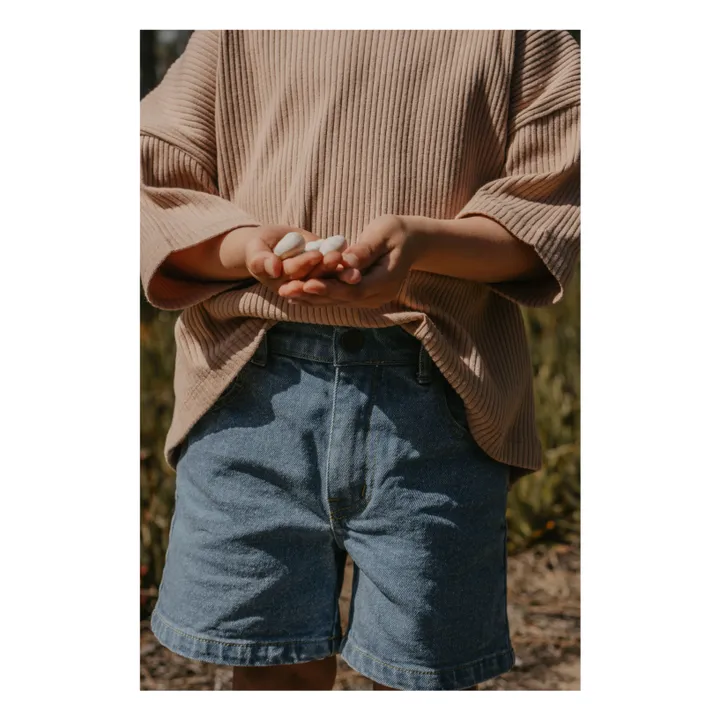 The Simple Folk Short en Jean | Denim clair