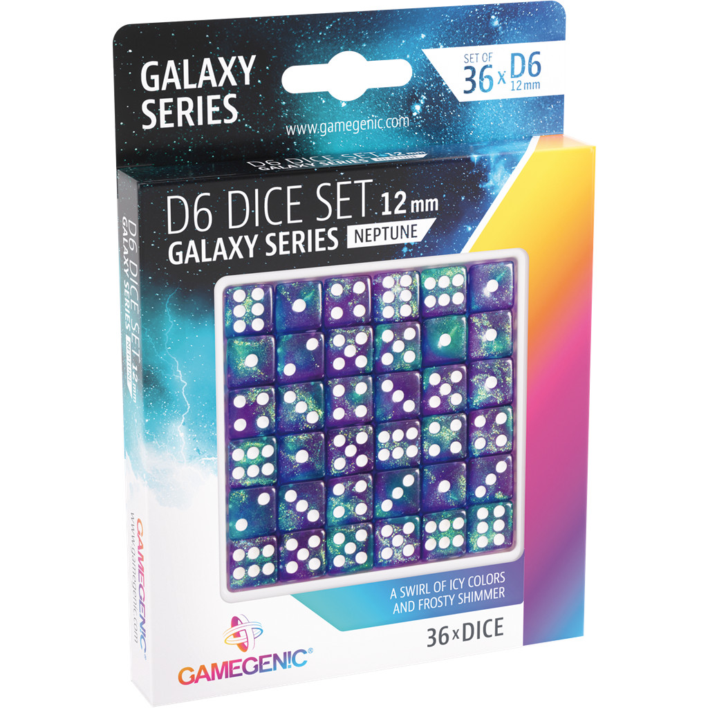 Set de 36 Dés à 6 faces - Galaxy Series