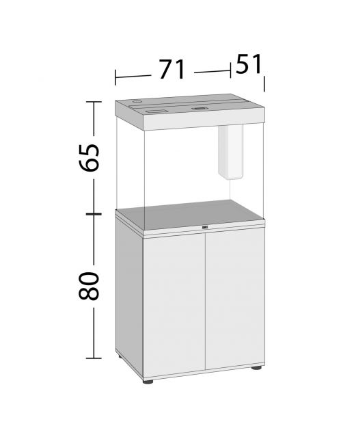 Juwel Aquarium Lido 200 Led 71x51x65 cm - Aquaria