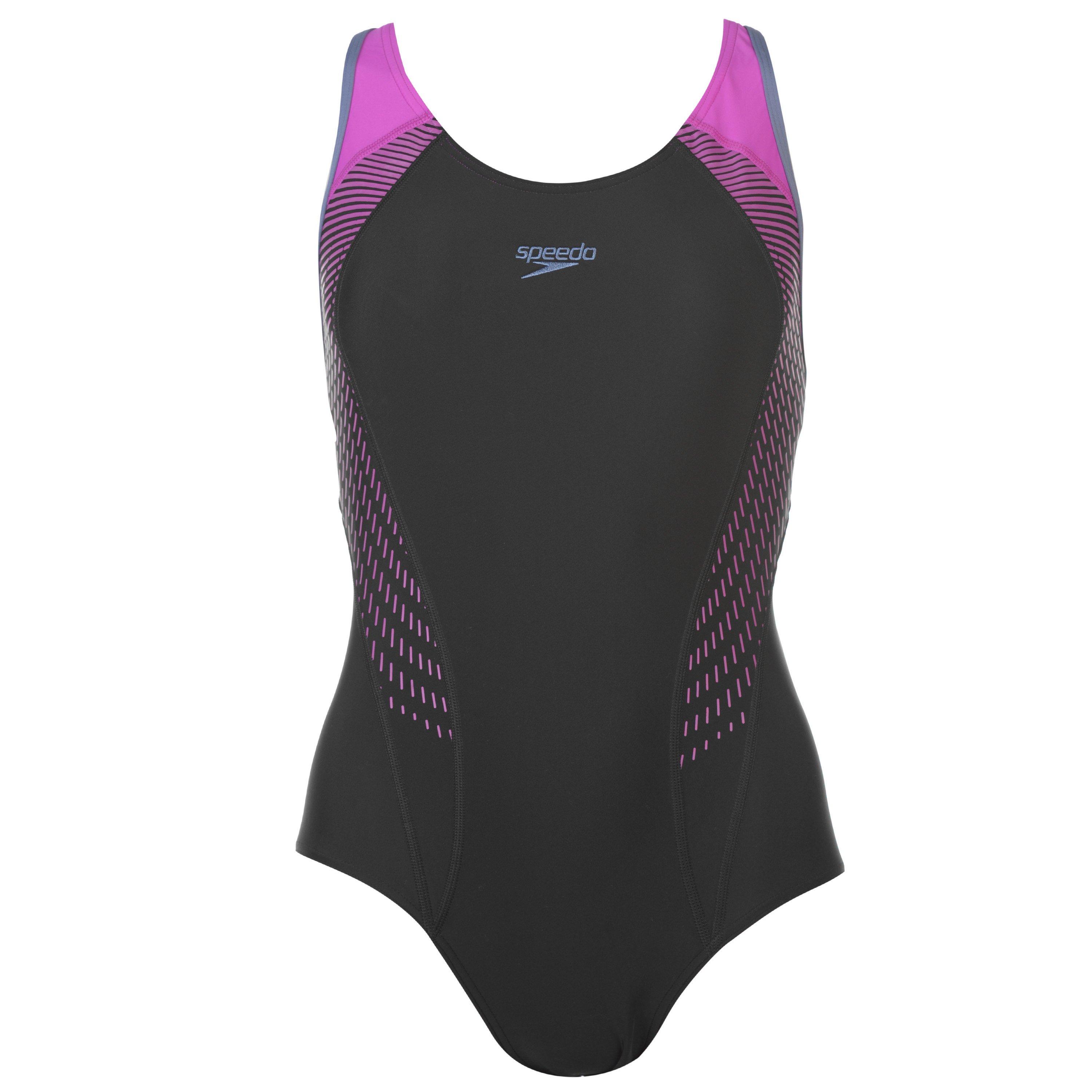 Speedo Fit Laneback Swimsuit Ladies