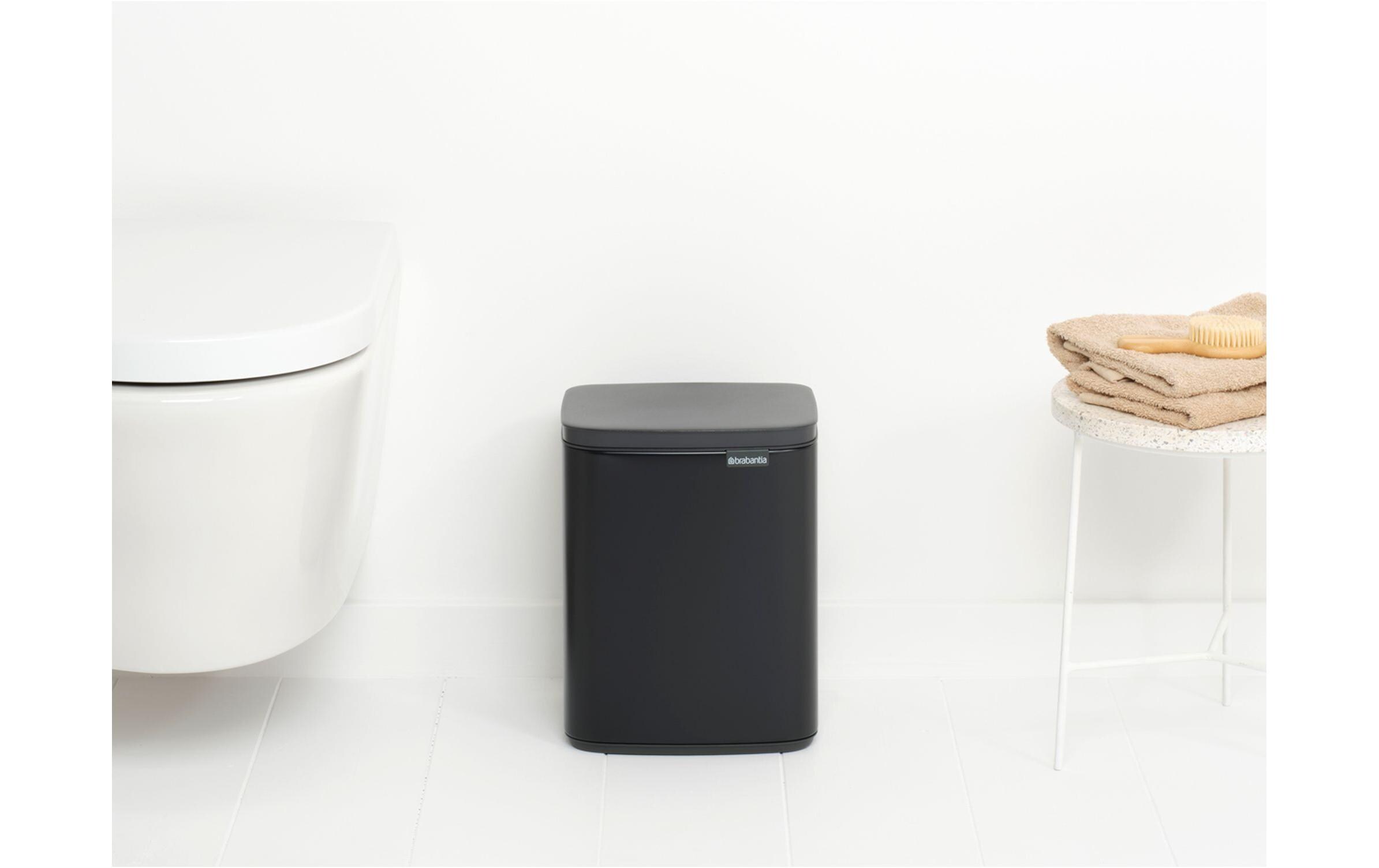 Kosmetikeimer Bo Waste Bin 7 l, Schwarz mattMülleimer