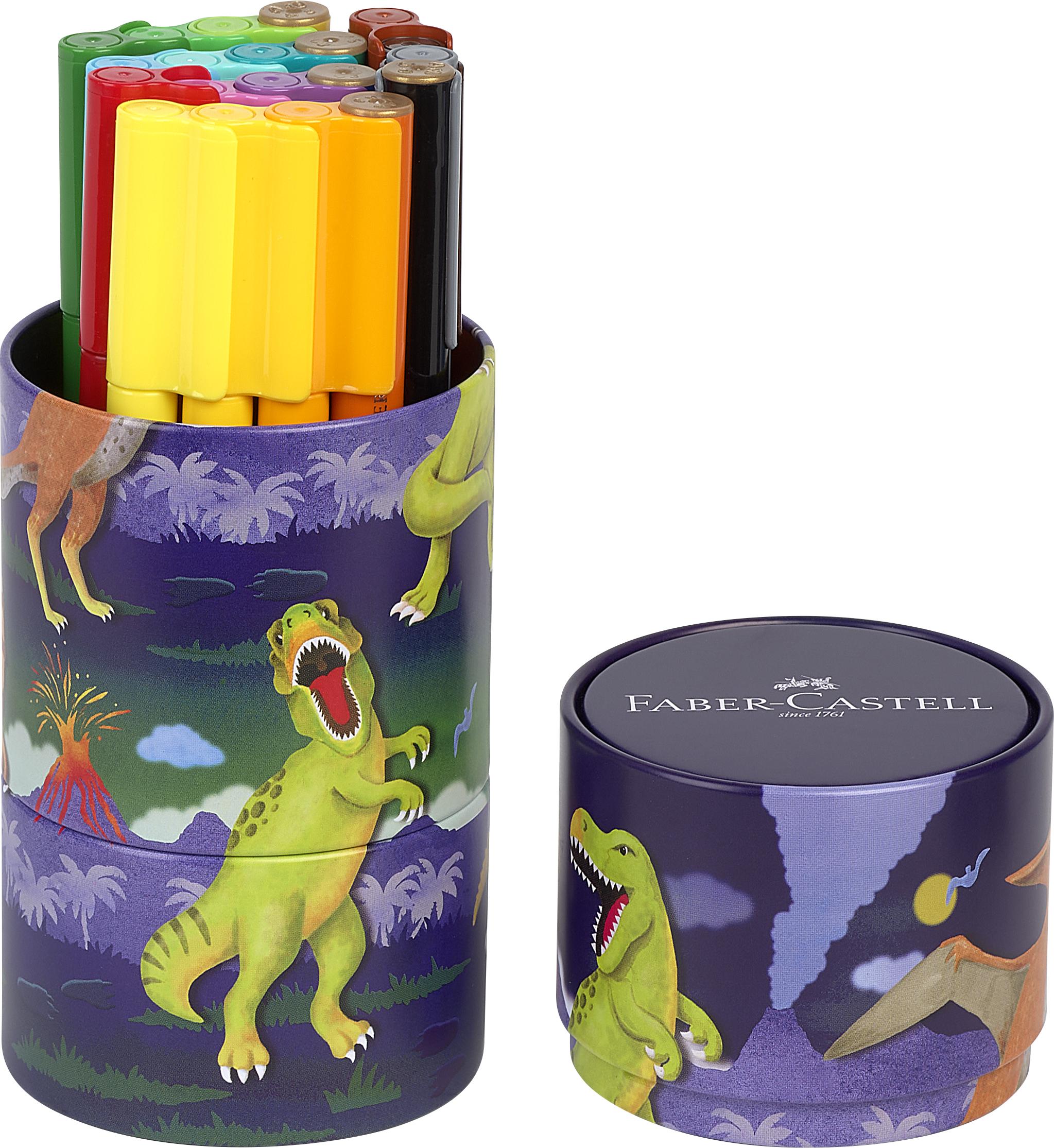 Faber-Castell - Filtpen Connector - dinosaur