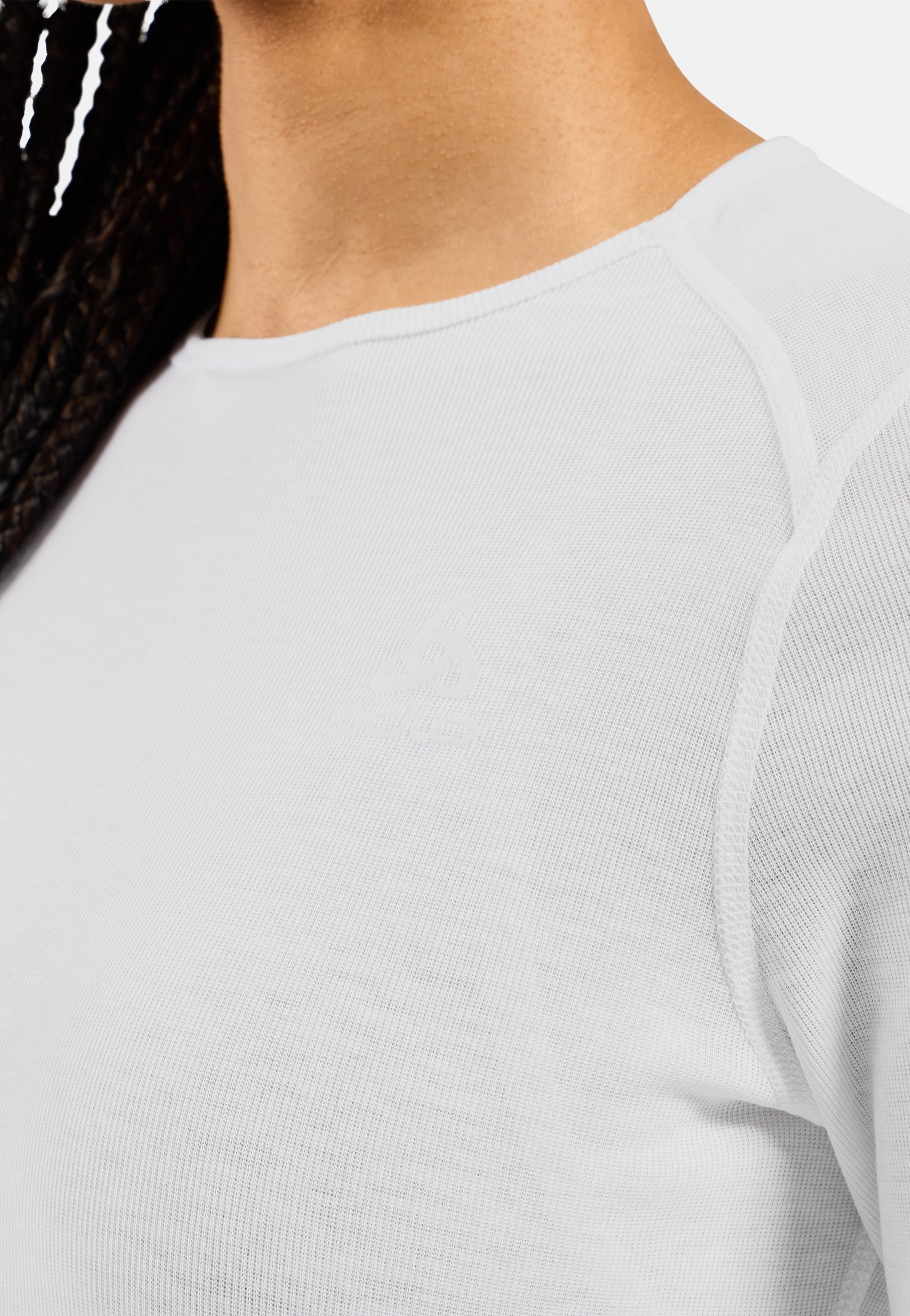 Active Warm Base Layer Langarmshirt in white