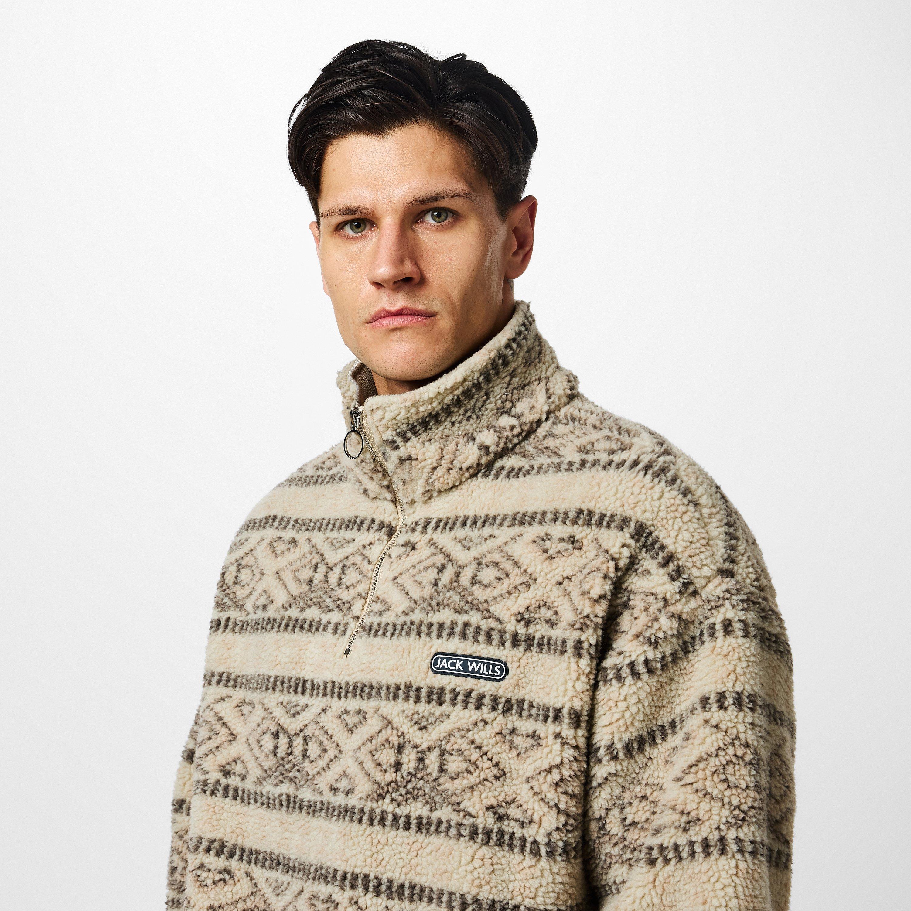 Jack Wills JW Fairisle Borg Fleece