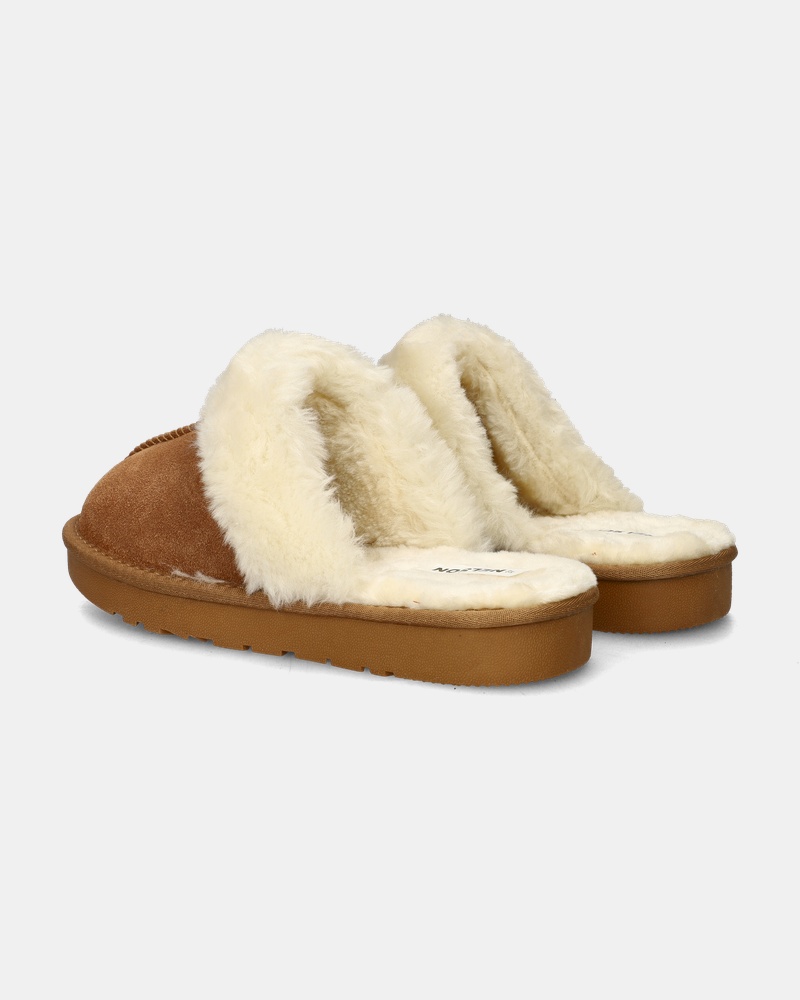 Nelson Home Pantoffels  - cognac