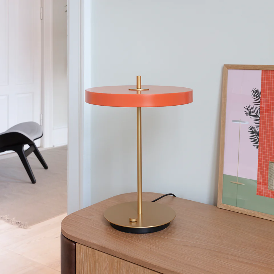 Tafellamp Asteria table Rood