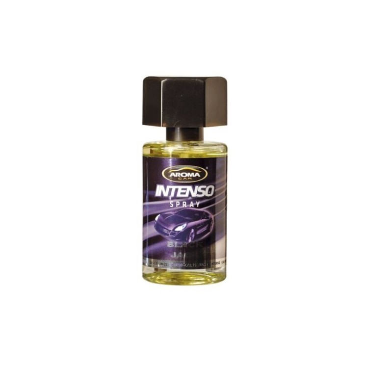 Aroma Car Intenso Auto luchtverfrisser in de vorm van een spray Black Jack 50 ml