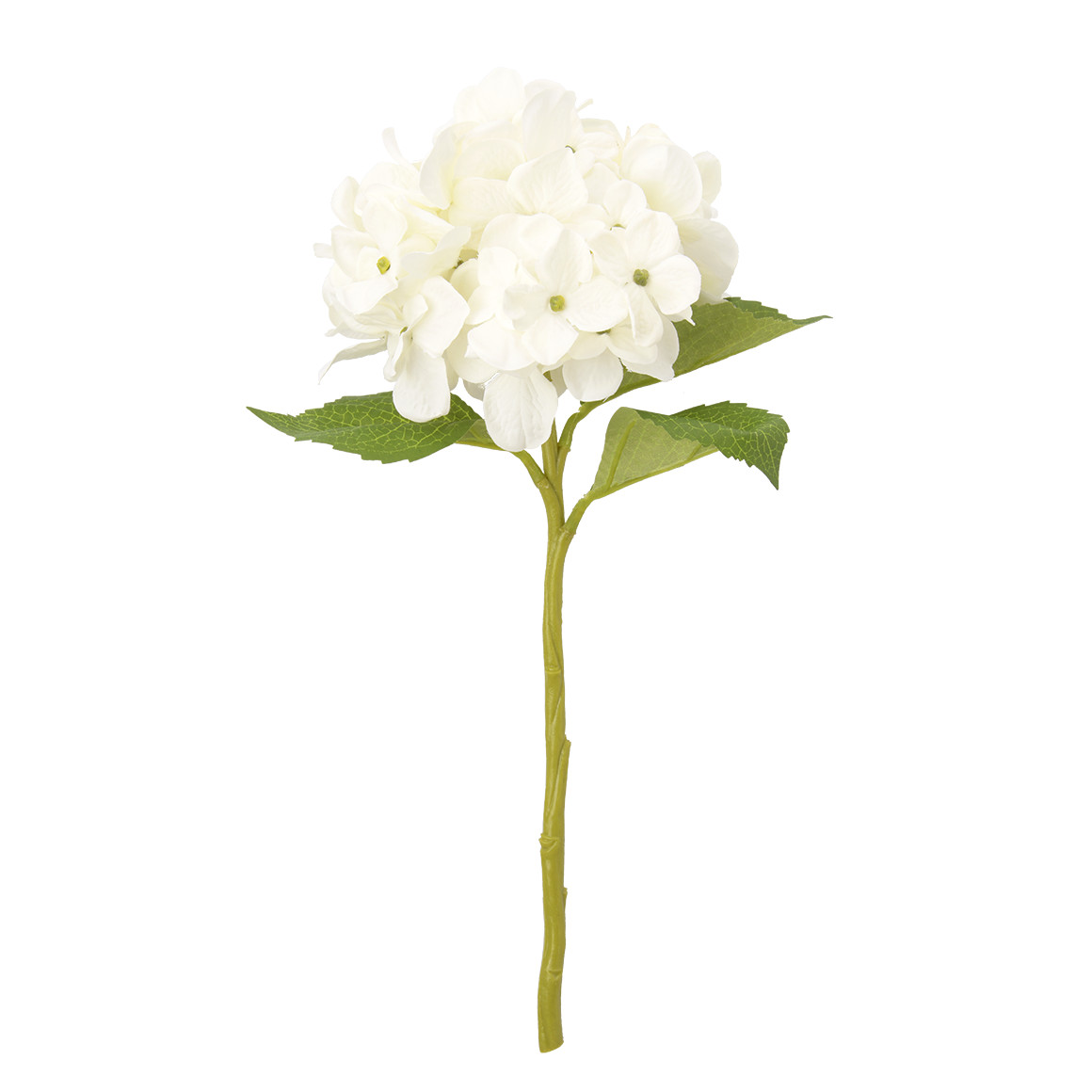 Kunstblume Hortensie weiss