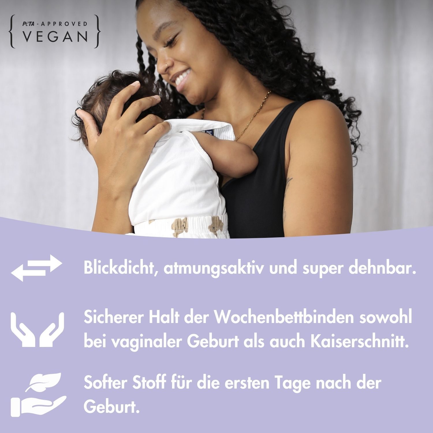 MyClarella® Wochenbett-Einwegunterwäsche Postpartum Shorty - Blickdicht, dehnbar, nahtlos, soft