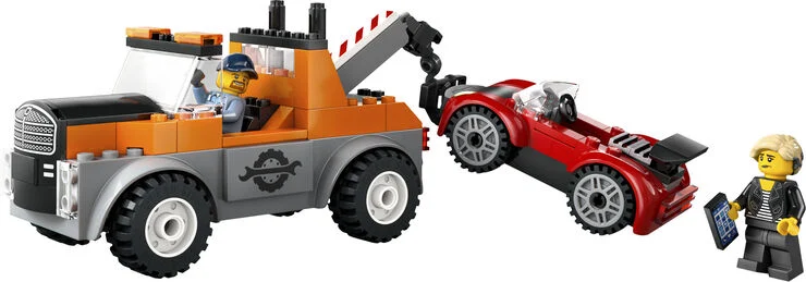 Lego Kranvogn og sportsvognsreparation