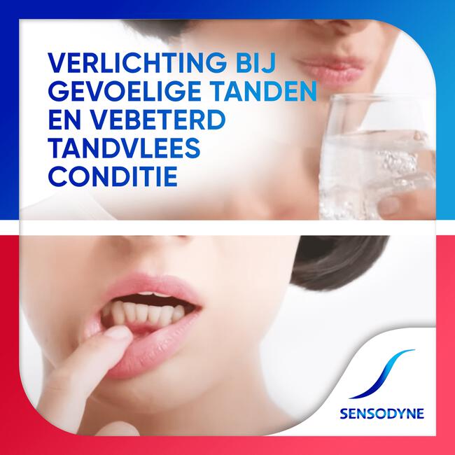 Sensodyne Gevoeligheid & Tandvlees Extra Fresh Tandpasta Gevoelige Tanden 75 ML
