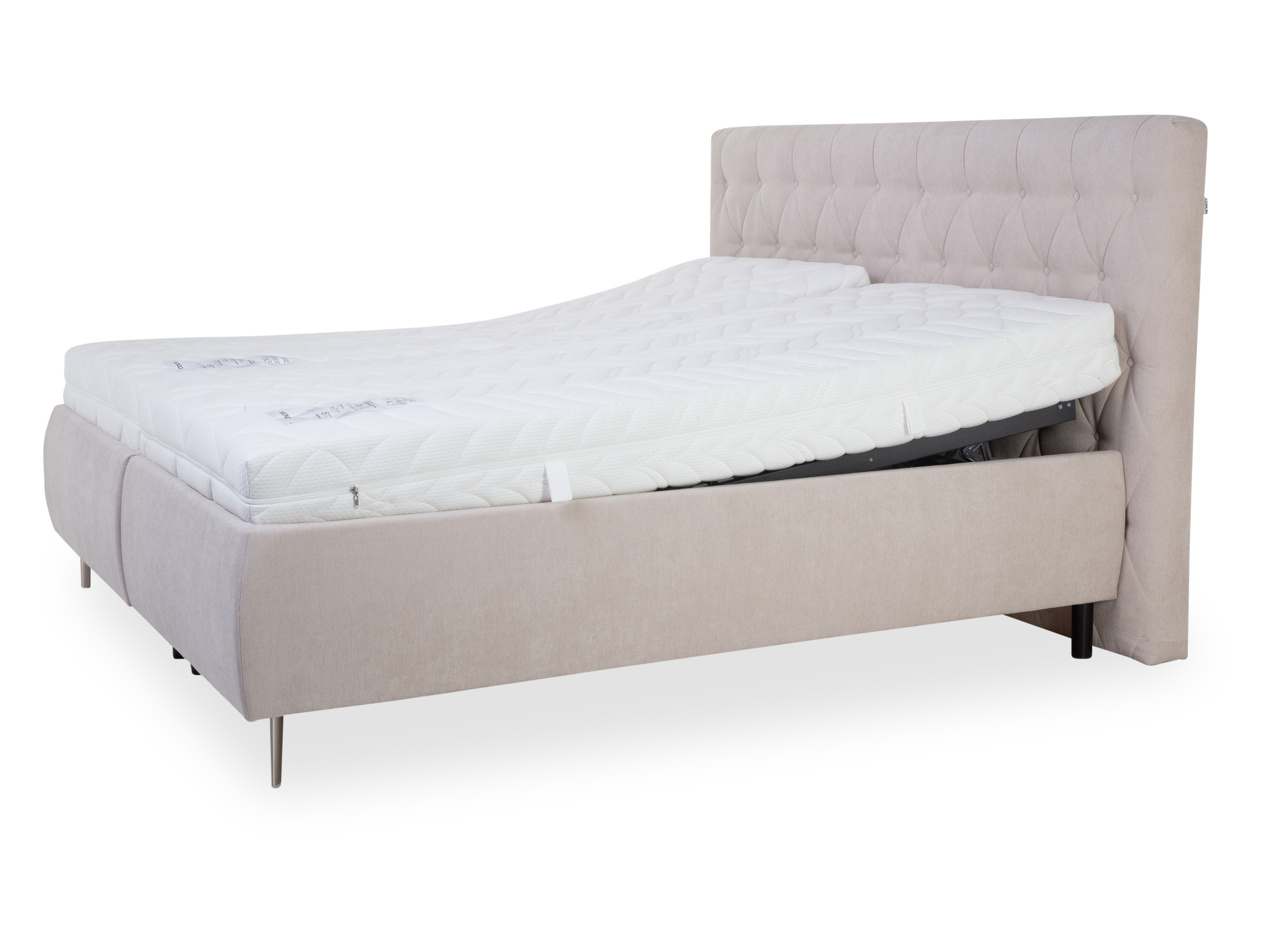 Polsterbett MONDO DELUXE 160X200 H2\/H2 rosa