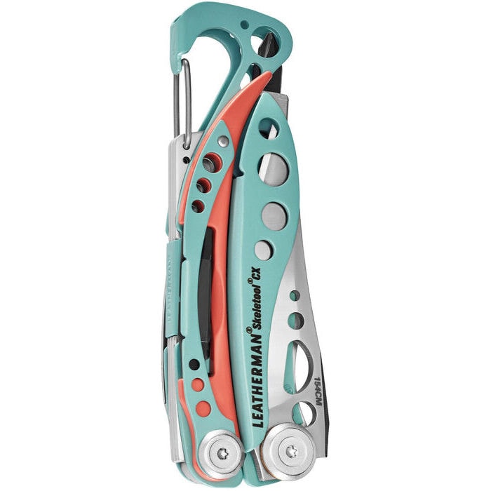 Leatherman Skeletool CX Paradise BL<br>Lett og liten med de viktigste 7 verktøyene