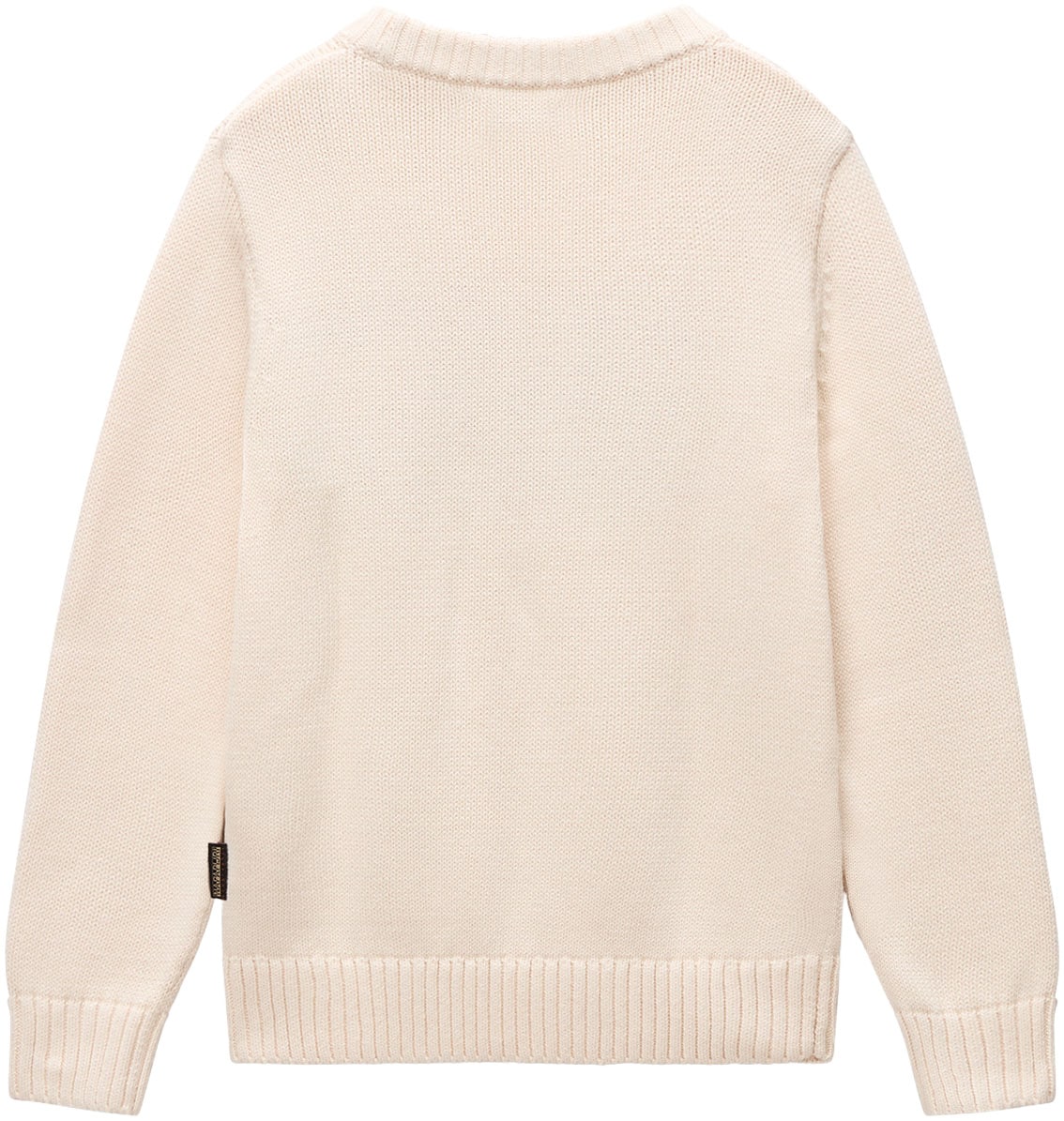 Napapijri Strickpullover Rundhals, Rippbündchen