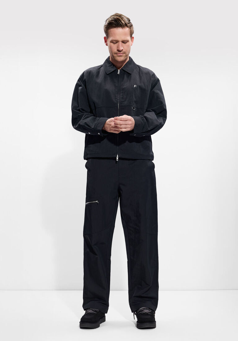 zwarte represent overshirt nylon shirt