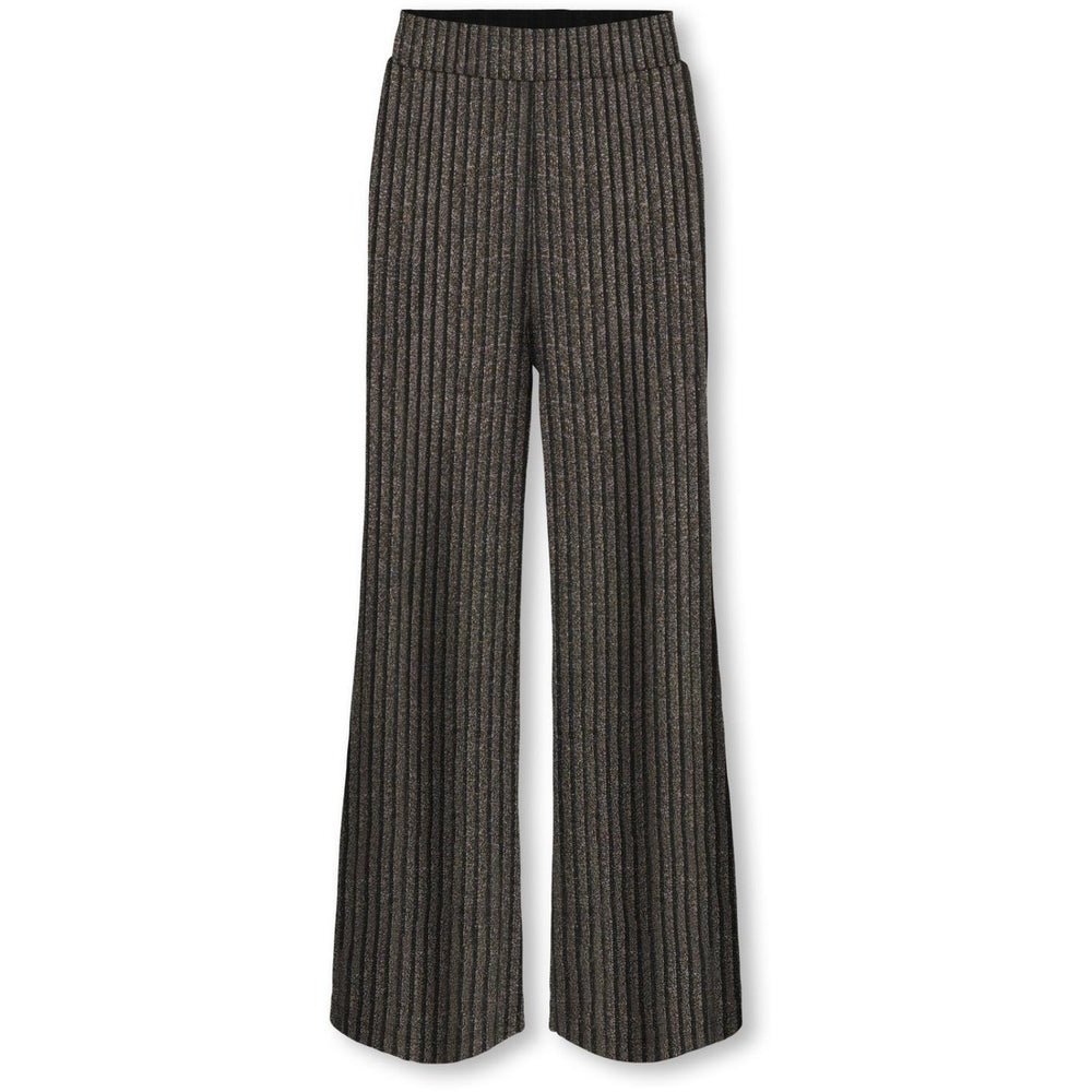Køb kids ONLY Black Lurex Light Gold/Silver/Wide Stripe Kogqueen Glitter Bukser Bf Jrs