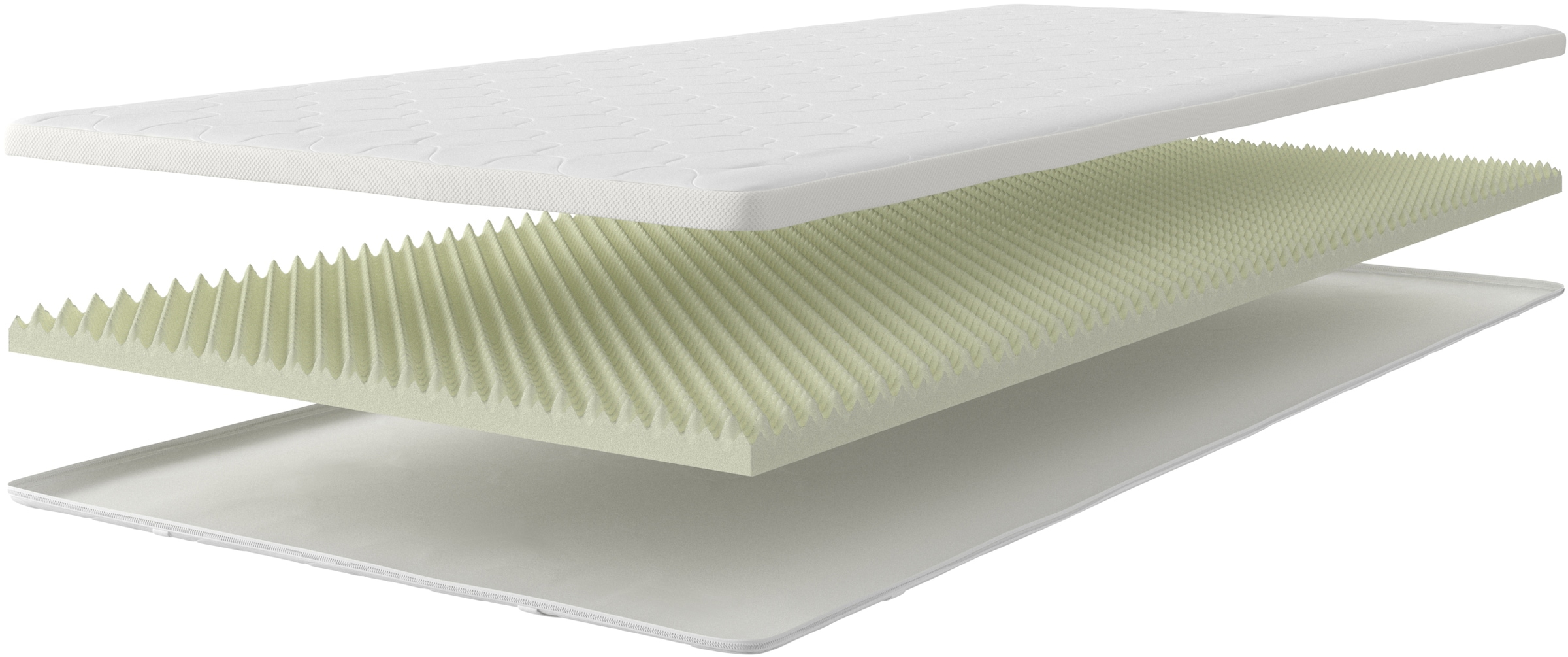 my home Topper »Polly Plus Komfort ECO, ideal für Boxspringmatratzen« Topper für Matratze 90x200 cm, 140x200 cm und weitere Grösse geeignet