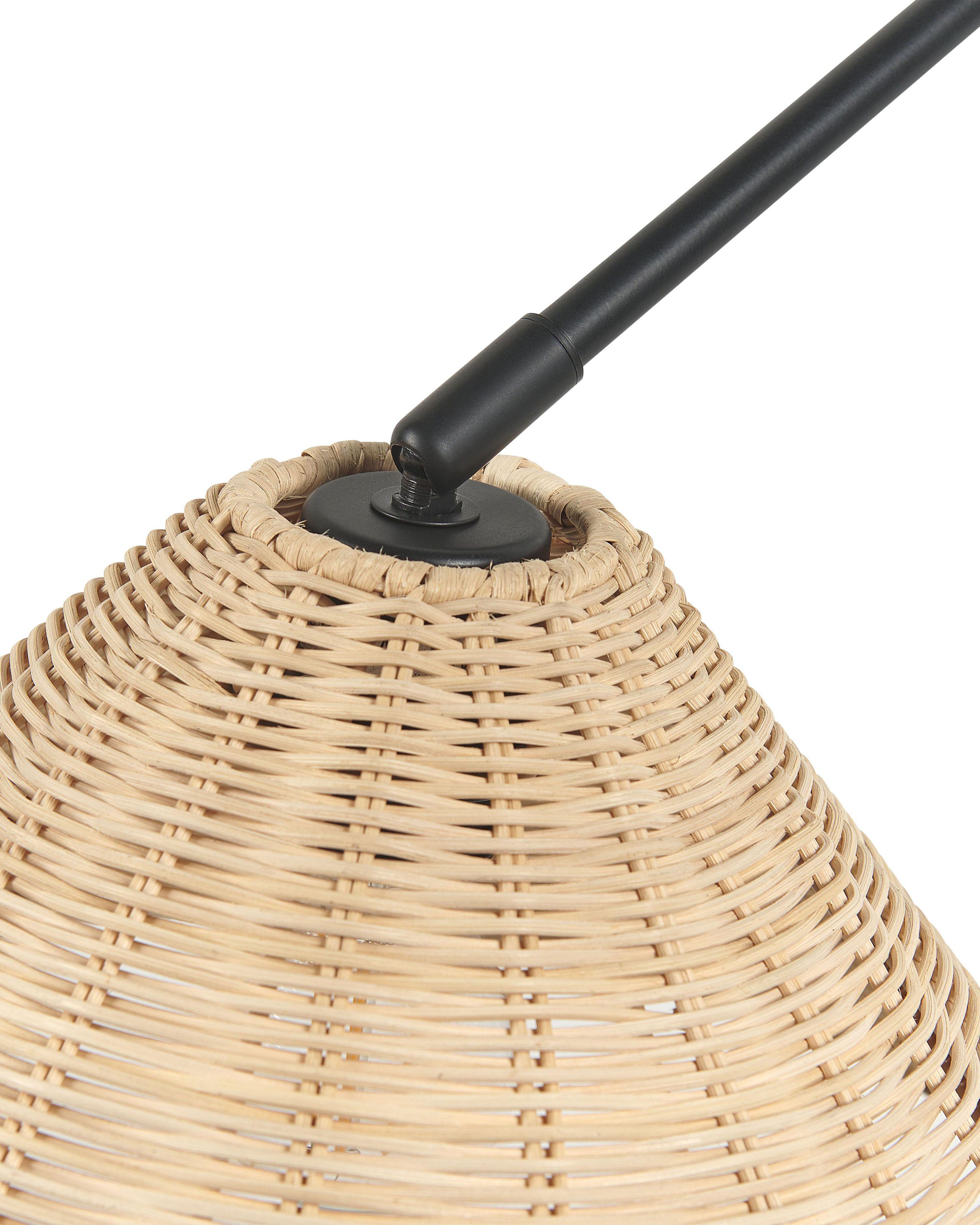 Wandlamp PALENA verstelbaar Rotan Natuurlijk