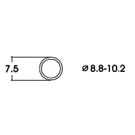 Roco Haftringsatz Wechselstrom, 8.8-10.2mm, 10 Stück