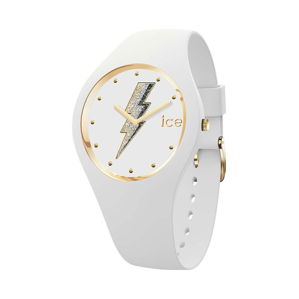 Montre Ice Watch Ice Glam Rock Fond Blanc