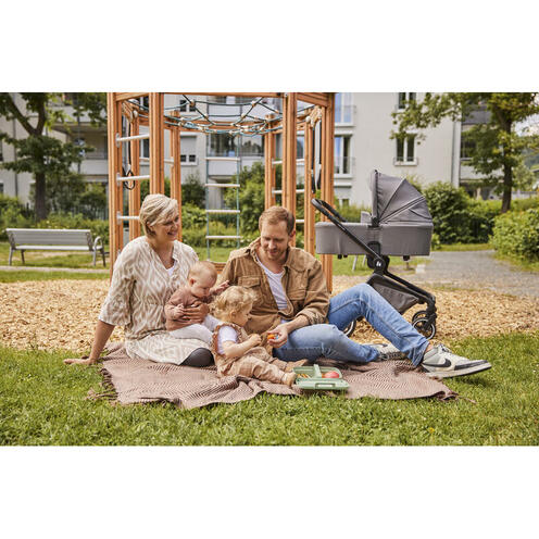 Poussette DUO Move N Care - Gris Foncé - HAUCK