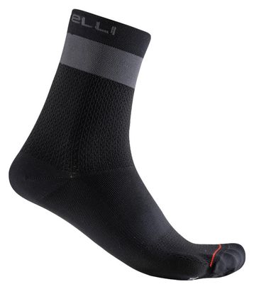 Chaussettes Unisexe Castelli Elements 15 Noir/Gris