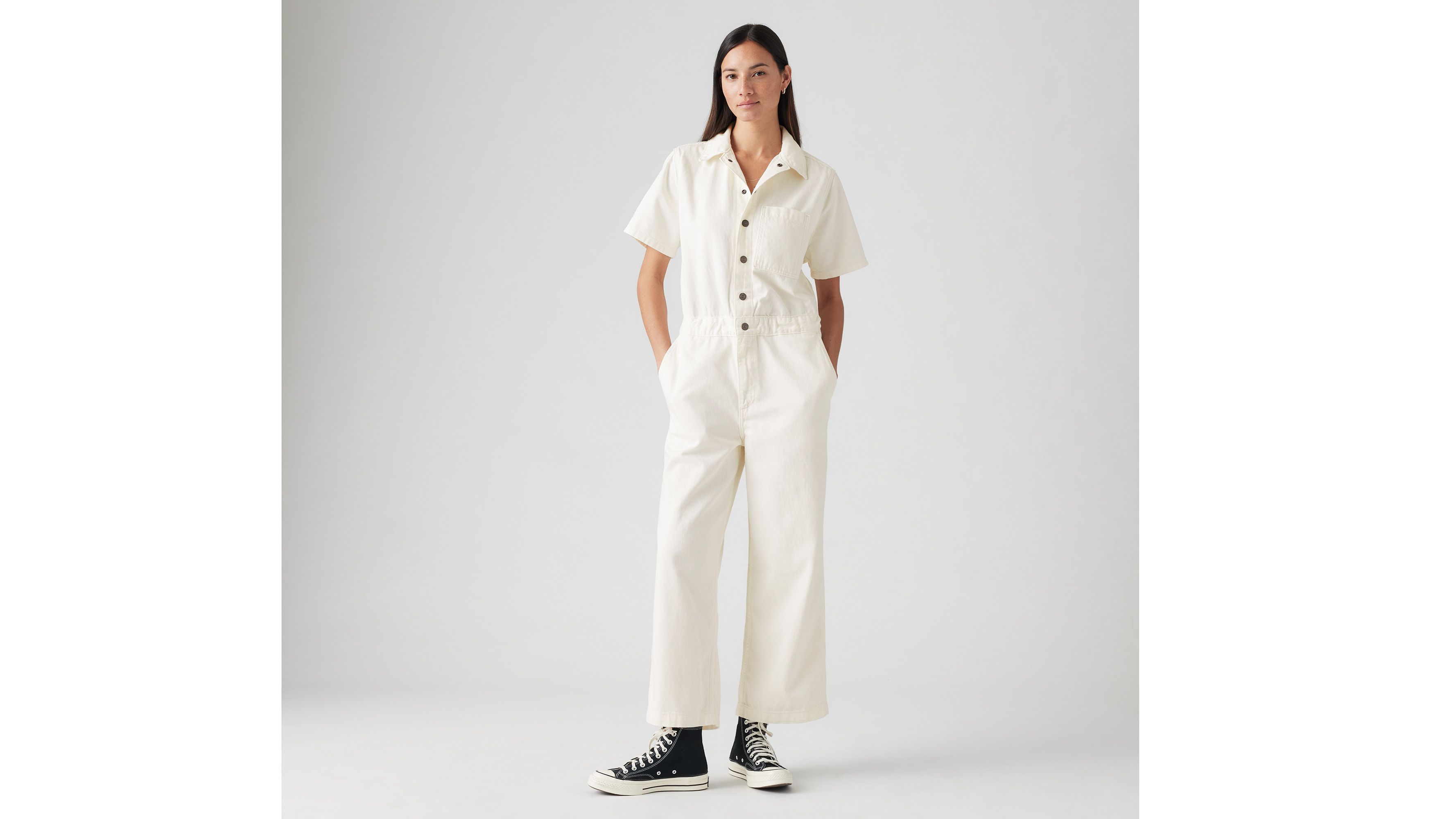 Combinaison manche courte Heritage Lightweight - Serenity Now - Blanc