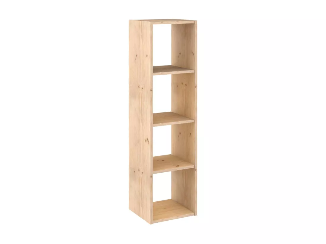 Étagère modulaire en pin massif Dinamic 4 tablettes