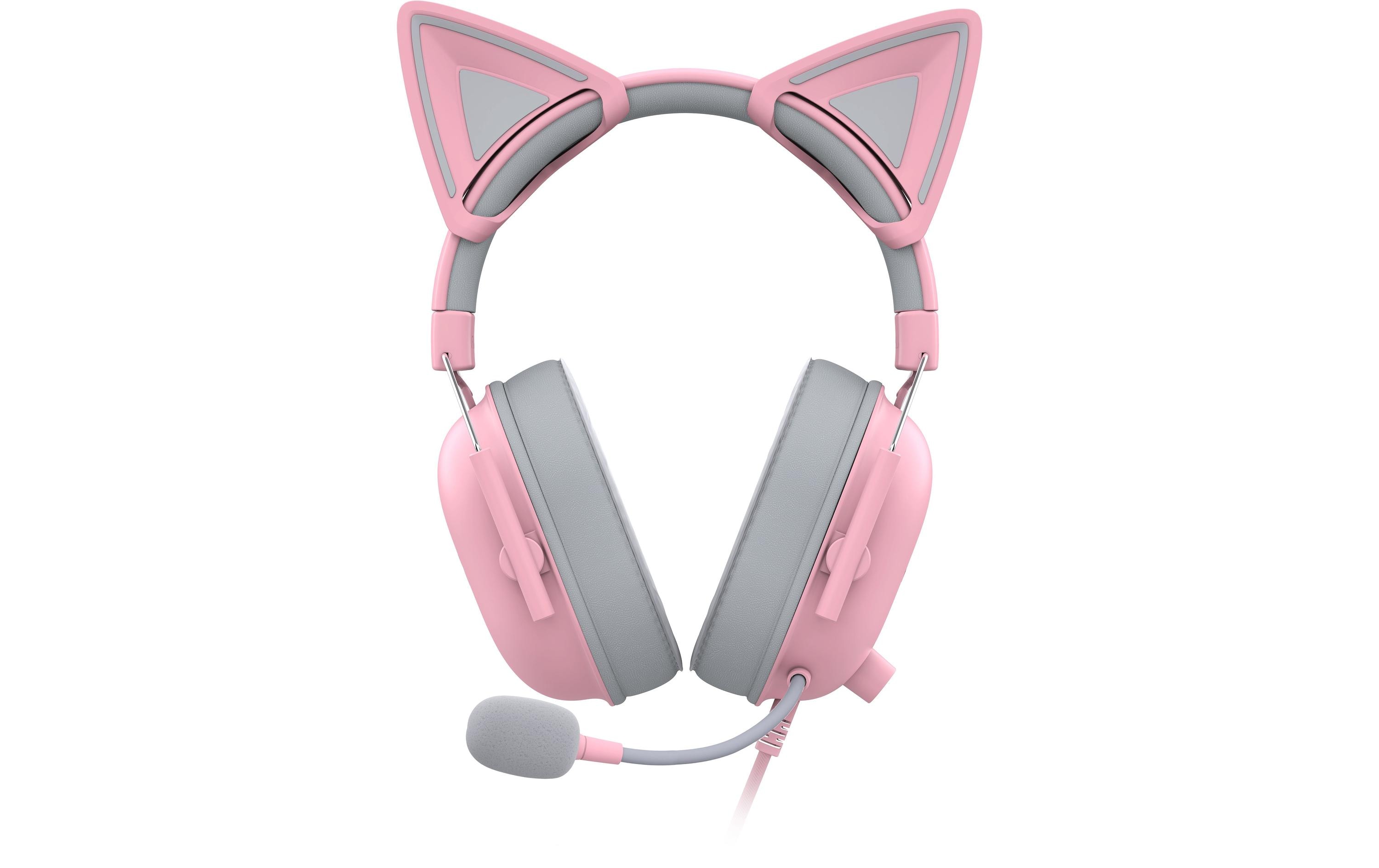 Kitty Ears V2 QuartzKatzenohren zum Anstecken an Gaming-Headset