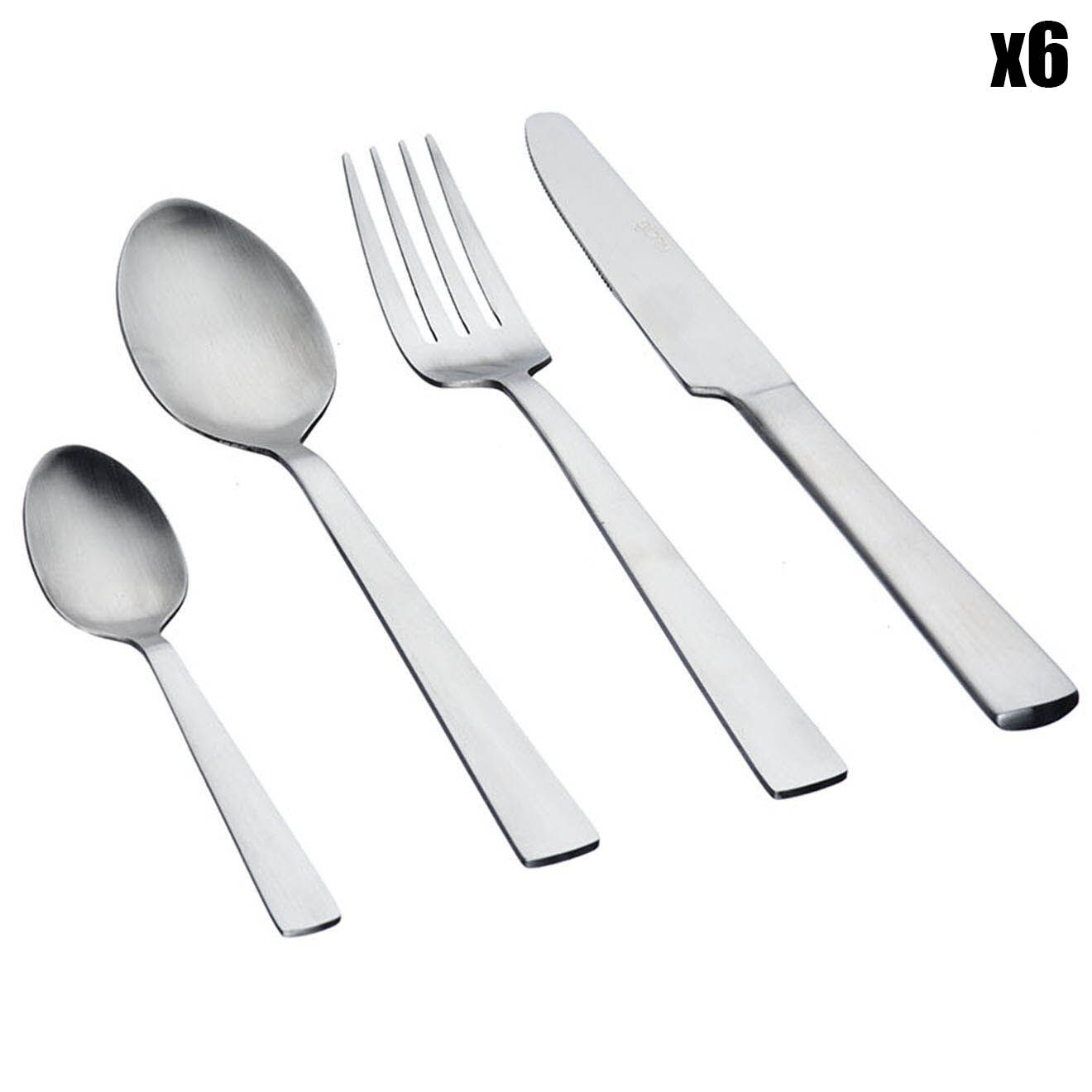 Bjorn Ménagère Telmo inox mat - 24 pièces