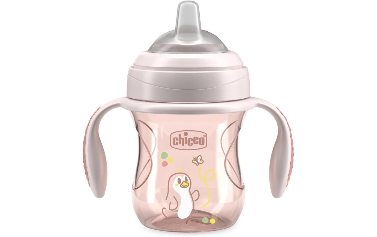 Trinklernbecher Transition Cup Pink, 4m+Trinkflaschen für Babys
