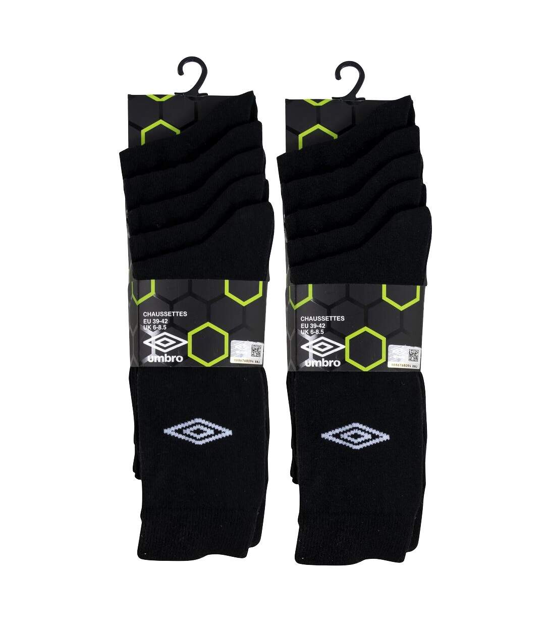Chaussettes homme Sport, Urbain, Confort en Coton -Assortiment modèles photos selon arrivages- Pack de 5 Paires UMBRO Urban