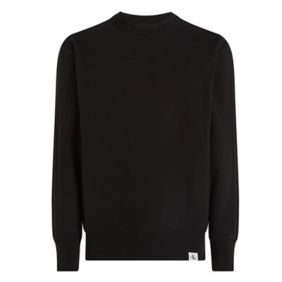 Sweatshirt homme Woven Tab Crew CALVIN KLEIN