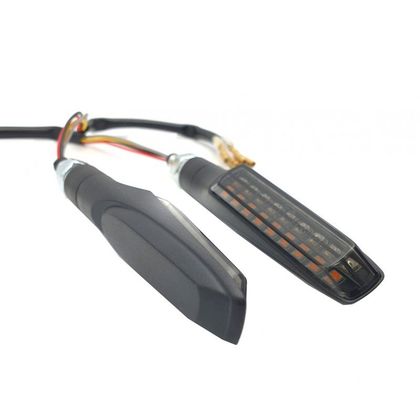Clignotant Brazoline GALAXY à Leds (clignotants et stop) Universel - Noir