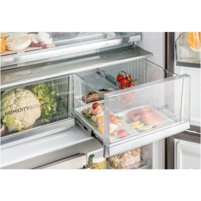 Haier Side-by-Side Cube 83 Serie 7 HTF-508DGS7 Iconic Glass