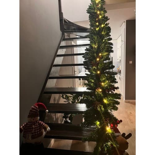 Juletrekrans 2,7m med Ruhhy 22322 LED-lys