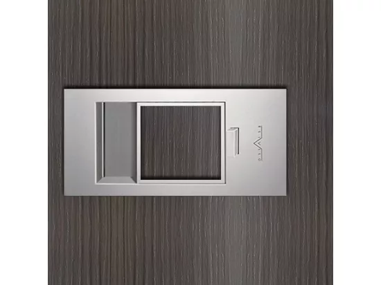 Bloc-porte Miro avec poignée Exclusive grise, H.204 x l.83 cm, aspect chêne cendré