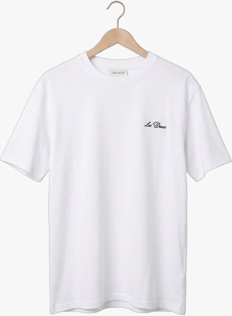 witte les deux t-shirt crew t-shirt