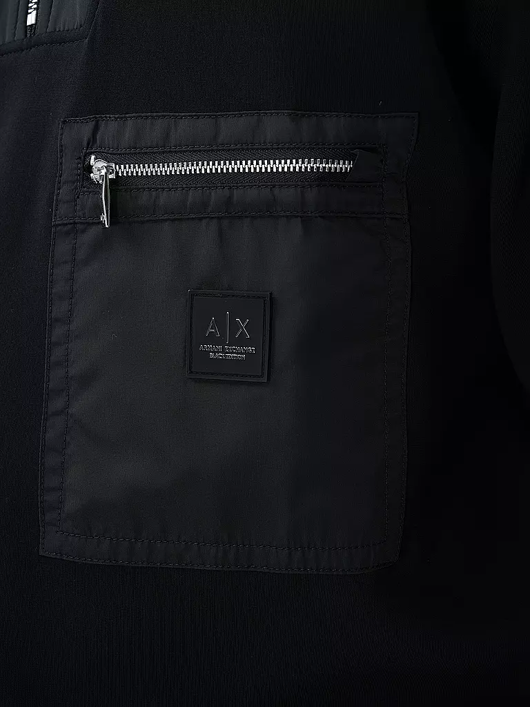 ARMANI EXCHANGE Troyer Sweater  schwarz