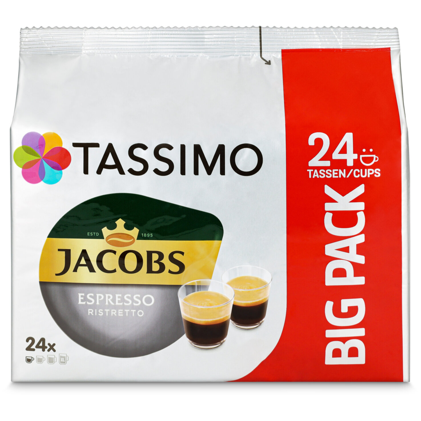 Tassimo Espresso Ristretto Kaffeekapseln 24 Stück
