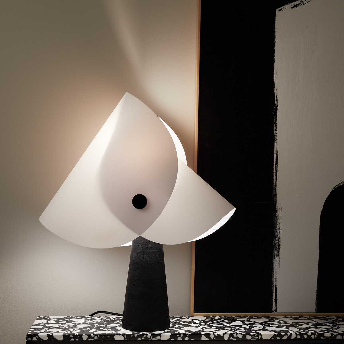 AM.PM<br>Abajur de mesa, Orukami, design de E. Gallina