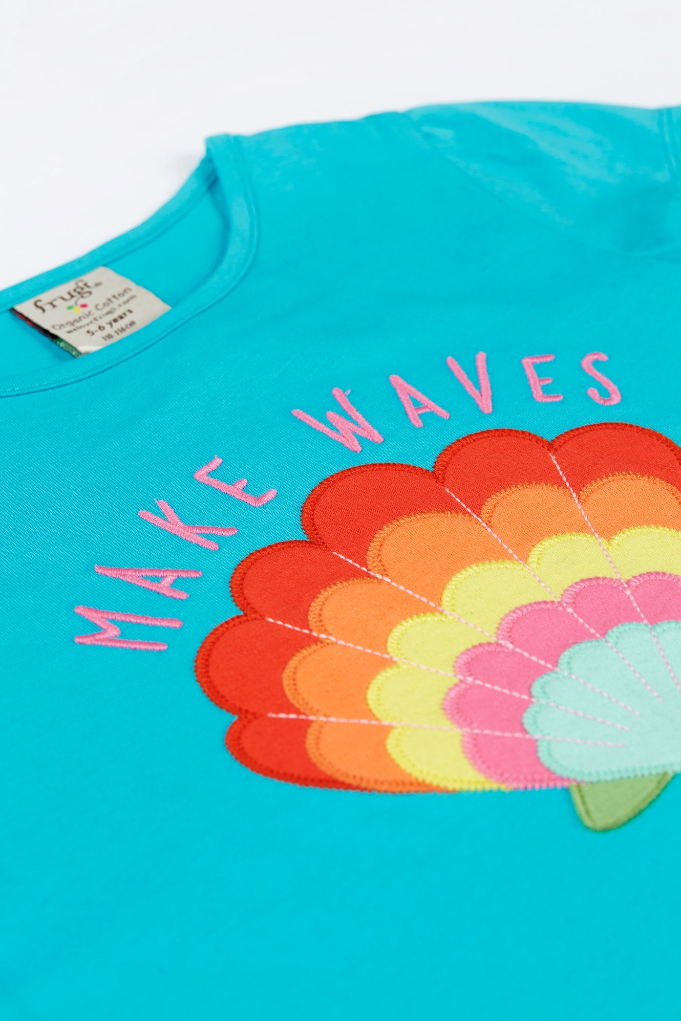 T-Shirt SHELL in hellblau