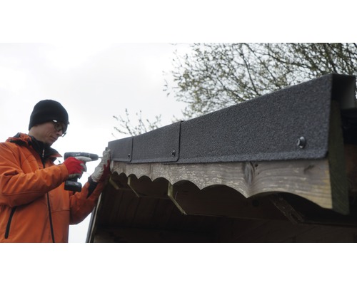 EASY-Pan randgranulaat leisteen 900 x 183 mm (bruikbare lengte 810 mm)