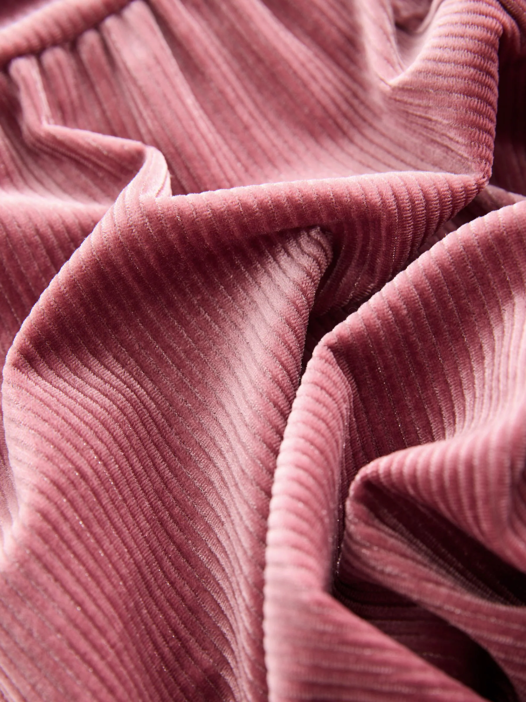 Roze - Velours jumpsuit (3-16jr)