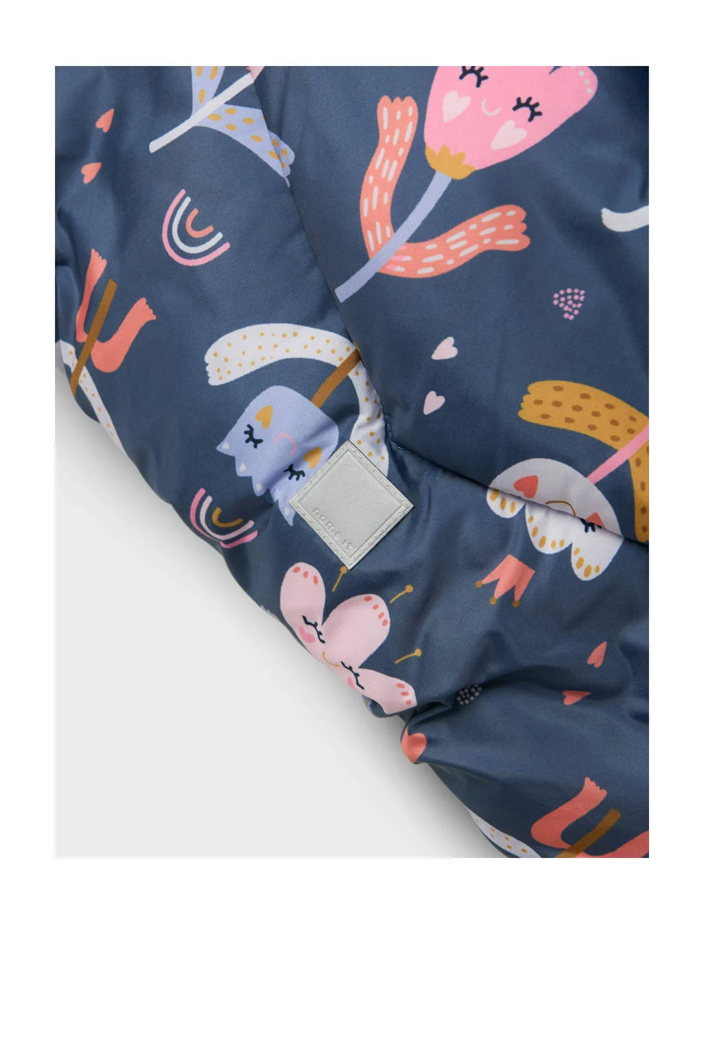 NAME IT MINI gewatteerde jas blauw